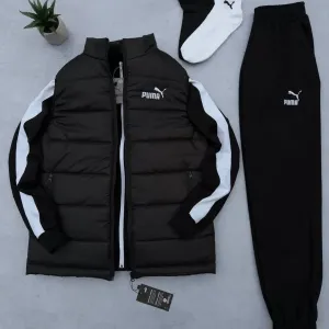 Чоловічий спортивний костюм пума набір Puma [S,M,L,XL,XXL] + шкарпетки в подарунок!