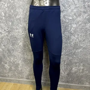 Under Armour Fitted штаны M размер спортивные зауженные синие