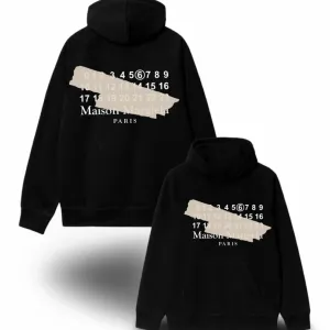Худи Maison Margiela Paris Logo Унисекс  кофта мейсон марджела MM6