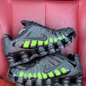 (ОПЛАТА ПІСЛЯ ОГЛЯДУ)Nike Shox TL Black Thermoreactive Green Найк Шокс ТЛ Чорні термоактивні зелені