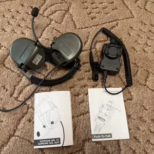 Активні навушники Sordin Supreme Mil CC-4 Neckband з мікрофоном та РТТ адаптером