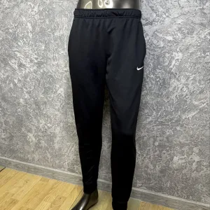 Nike Therma-fit штаны M-L размер спортивные на флисе на манжетах черные