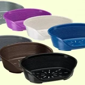 Пластиковий лежак для собак Siesta Deluxe Fеrplast, Сіеста Делюкс 2,4,