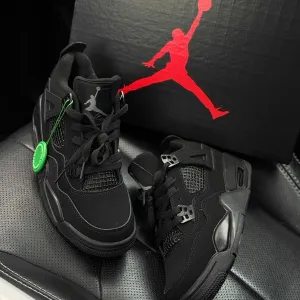 Мужские кроссовки Nike Air Jordan 4 "Black Cat" & 0124. Размеры 40-45