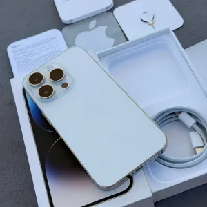 iPhone 14 pro silver 128gb/новий стан/новий акум100%/на подарунок