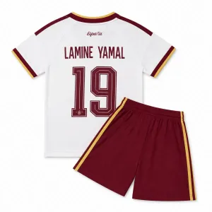 Дитяча футбольна форма Lamine Yamal #19 Ламін Ямаль Збірна Іспанії. Новий Сезон 2026/2027 Преміум якість! Вишиті Логотипи! Футболка + шорти!