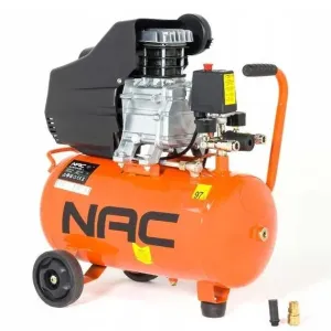 Компресор повітряний NAC OLC-24-15-K-OW 24 л компрессор масляный