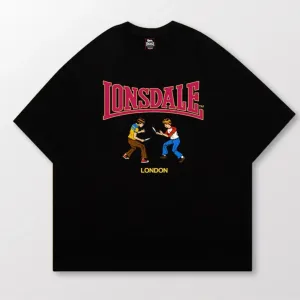 Мужские футболки Lonsdale London Fight spider logo  унисекс лонсдейл