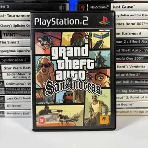 Гра PlayStation 2 Grand Theft Auto San Andreas Б/У Оригінальна ігра ПС2 ГТА Сан Андресс асортимент ігор