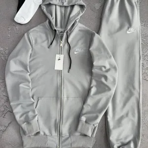 Костюм NIKE зіп-худі та штани + Подарунок! Спортивний костюм найк норма та батал.