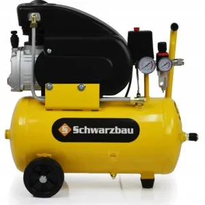 Компресор повітряний ресивер 24л Schwarzbau fl-24 масляной компрессор