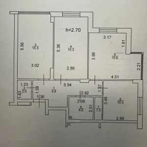 ВЛАСНИК   3-кімнатна квартира  у ЖК «Центральний 2»