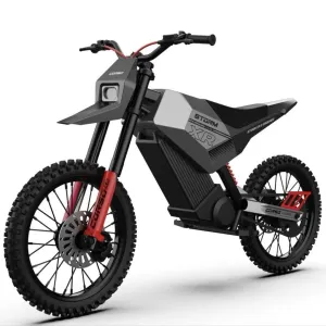 Електродіртбайк Corso «STORM» E-2500 Neo XR-64050 двигун 2500W, акумулятор 60V 27Ah літієвий, чорно-червоний, колеса 19/17"