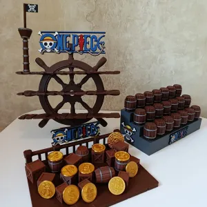 Піратський док One Piece‼️Стенд під фігурки Kinder Ван Піс Кіндер