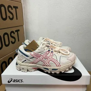 Женские кроссовки Asics Gel-Kahana 8 White Pink / Асикс Гель Кахана 8 белые розовый 36 37 38 39 40 41