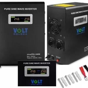 Інвертор 1000W Volt Polska ДЖБ ИБП Безперебійник. Чистий синус. Преобразователь. Инвертор для котла
