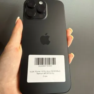 Apple iPhone 16 Pro Max 256GB Black Titanium (MYWV3) / Айфон 16 про макс 256гб / 95% акб