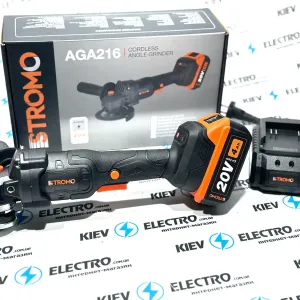 Болгарка аккумуляторная Stromo AGA 216 (Безщеточная 20V/4Амп)