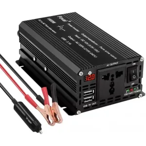 Інвертор 12V-220 FOVAL 1500W чиста синусоїда