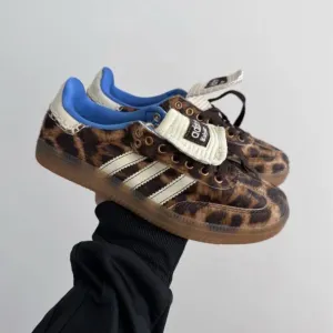 Кеди Кросівки кроссовки Adidas Samba Pony Wales Bonner Leopard