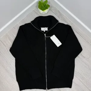 Кардиган Maison Margiela чорний Чоловічий кардиган Мейсон Марджела вʼязаний