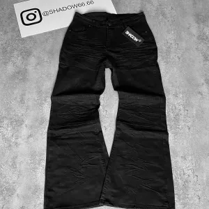 Flared jeans “Dark” | Клеш кльош чорні темні indie sleaze архив arhive sk8 y2k opium raw denim bootcut jaded london джинсы фларед рвані буткат