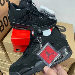 Чоловічі кросівки Nike Air Jordan 4 Retro Black Cat "#DJR12" Розміри 40-45