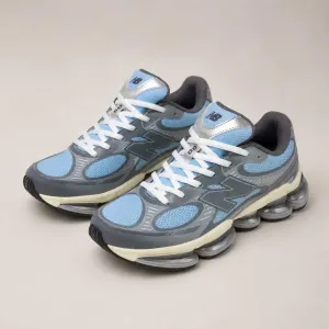 Кросівки New Balance ABZORB 2000 демісезон блакитно-сірі 36–41 без передоплати