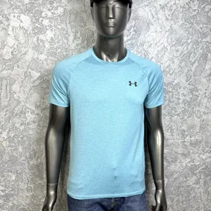 Under Armour Heatgear футболка S-M размер спортивная бирюзовая
