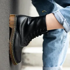Женские Кожаные Ботинки Dr.Martens Доктор Мартинс