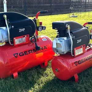 Компресор 50 л GERMINA 200 л/хв 8 бар повітряний поршневий компрессор повітряний автомобільний для фарбування електричний повітряний воздушный