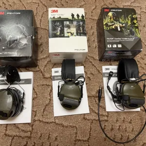 Активні навушники 3m Peltor ComTac XPI, VIII, VI (6) NIB з мікрофоном, Neckband!