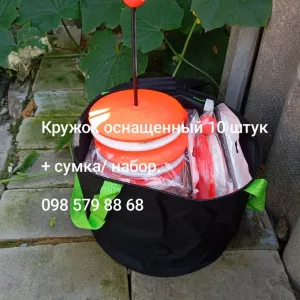 Кружок оснащенный, на хищника/ набор/ летняя жерлица, кружок