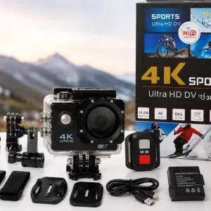 Екшн камера водонепроникна 4K Ultra HD WiF з пультом экшен регистратор
