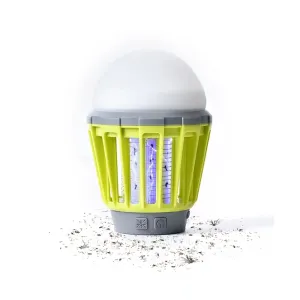 Лампа від комарів акумуляторна LED 2000mAh мухоловка фумігатор ліхтар кемпінговий знищувач комах нічник інсектицидна лампа антимоскінта лампа фумигато