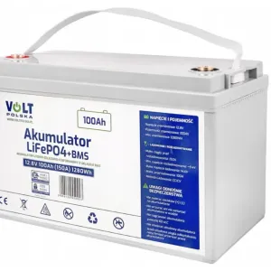 Акумулятор VOLT POLSKA LiFePO4 12V 100Ah BMS