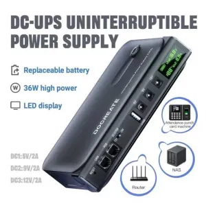DOCREATE DC1036L - ДБЖ (UPS) для роутера + нові акумулятори Samsung