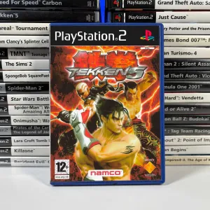 Гра PlayStation 2 Tekken 5 Б/У Оригінальна ігра sony плейстейшен 2 Текен 5 асортимент ігор соні PS2