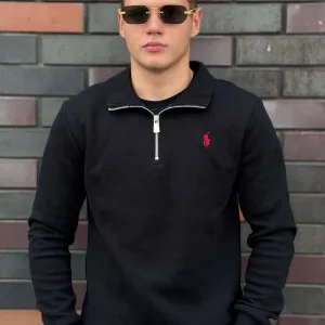 ‼️LUX‼️БЕЗ ПРЕДОПЛАТ‼️Мужская кофта зип свитшот поло polo Ralph Lauren | свитшот поло | кофта Polo | 1/3 поло Ральф | polo Ralph Lauren | свитшот |