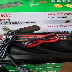 Перетворювач Інвертор з заряджанням 20А 1800W 12V-220V UPS Инвертор