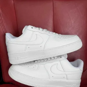 (ОПЛАТА ПІСЛЯ ОГЛЯДУ)Nike Air Force 1 Classic Premium White Найк Аір