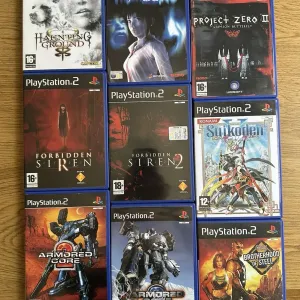 Sony PlayStation 2: Tekken 5, Jak3 God of War Rayman Crash Half-Life Manhunt Suffering Second Sight, GTA San Andreas Vice City, Liberty City Stories