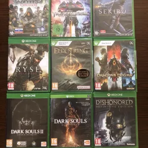 Xbox One:Deadpool Turtles PES 2021 Sekiro, Dark Souls, A Way Out, It takes Two, FORZA Horizon, GTA San Andreas, Mortal Kombat Tekken Minecraft UFC4