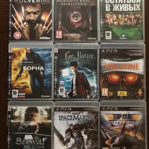 Sony PS3: Mafia 2 рос., X-Men Origins Wolverine Гарри Поттер Rage Neverdead Spider-Man Captain America Hellboy Killzone The Godfather Resident Evil