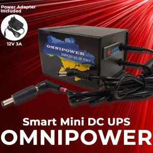 АКЦИЯ 36000mAh ДБЖ, UPS,бесперебойник 30600mAh  для  РОУТЕРА  та GPON