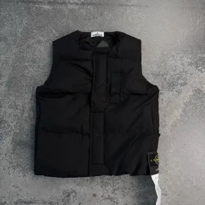 Жилет Stone Island чорний 1:1 оригінал чоловічий унісекс преміум якість стон айленд
