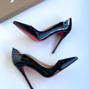 Чорні туфлі лодочки Louboutin So Kate / Hot Chick Лабутены 10 см 12 см черные туфли лабутен