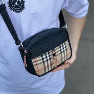 Чоловіча сумка Burberry мужская сумка барсетка мессенджер через плечо