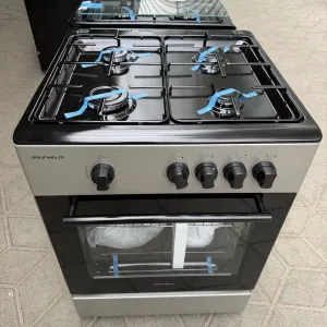Нова газ плита з газ духовкою шириною 60см GRUNHELM G4FG6612GB