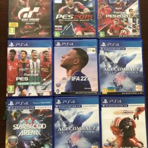 Ігри для Sony PS2/PS3/PS4: Resistance FEAR PES 2021, Cyberpunk 2077, Harry Potter, Tekken Assassins Creed Изгой, Черный Флаг Call of Duty WWII